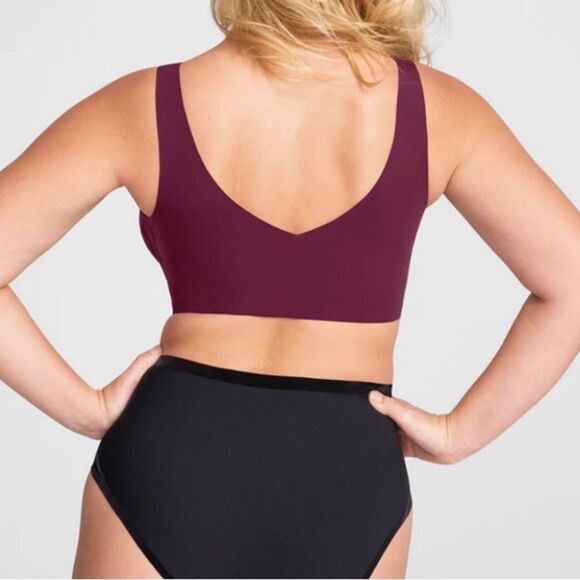 Never worn! HoneyLove V-Neck Bra in Fig Size 3X - Picture 3 of 6